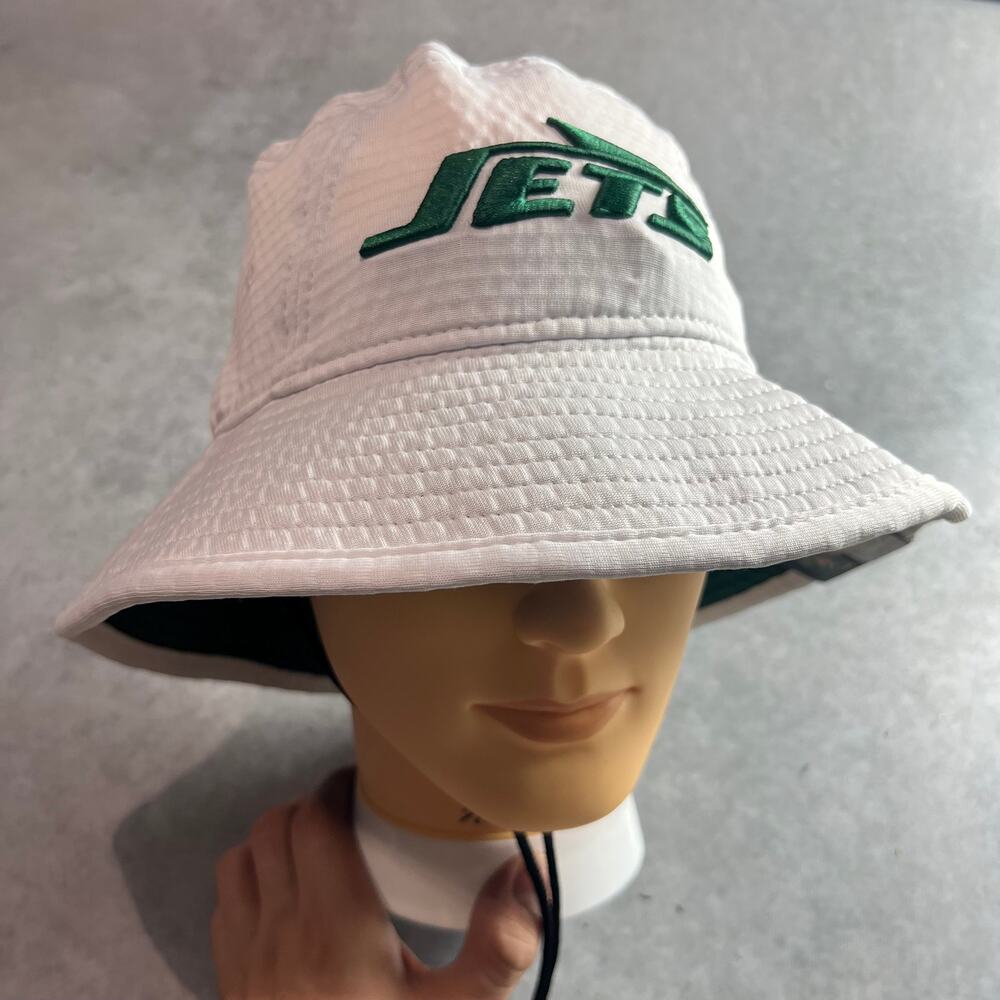 New York Jets New Era NFL Green Football Bucket Hat Cap Adult Size OSFM NWT